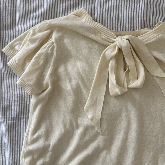 Cream knit top - Picture 3 of 3